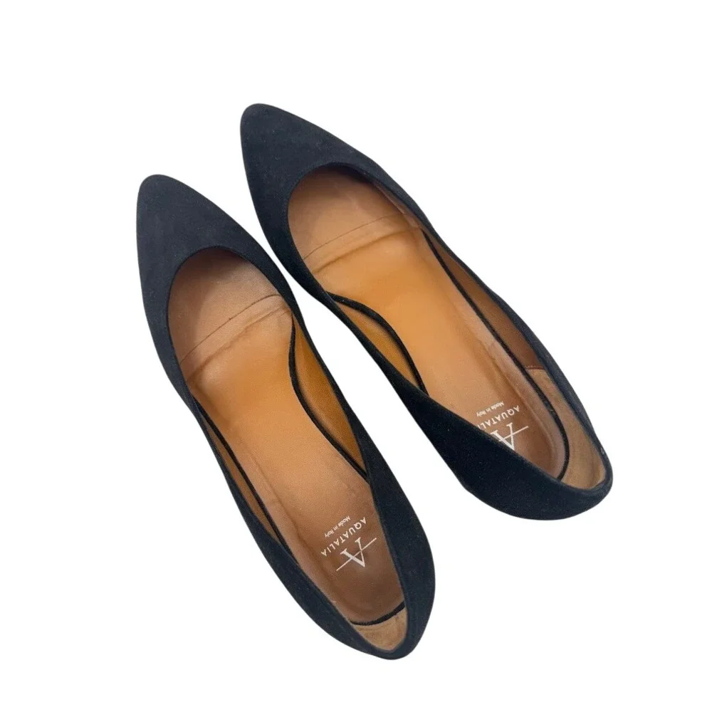 Aquatalia black suede